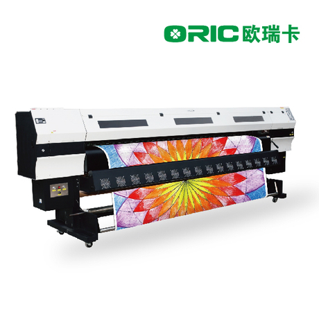 Impressora de OR32-S3 3.2m Eo Slvent com três cabeças de impressão DX5